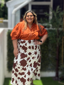 BLUSA MARGARITA COBRE