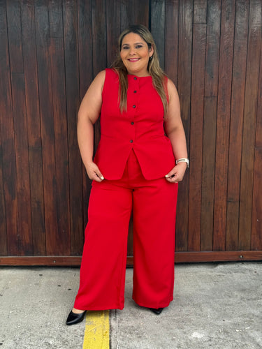 SARISA PLUS SET BRUNA ROJO
