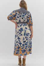 Cargar imagen en el visor de la galería, VESTIDO ALONDRA AZUL PIZARRA