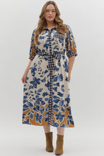 Cargar imagen en el visor de la galería, VESTIDO ALONDRA AZUL PIZARRA