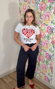 MICKEY MOUSE HEART T-SHIRT