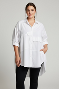 BLUSA PLUS SIZE SOFIA BLANCA