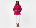 BLUSA PLUS SIZE RENATA ROJA
