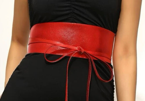 Metalic Red Belt