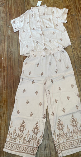 PLUS SET KEIRA BEIGE-CAFE