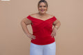 BLUSA CRUZADA ROJA