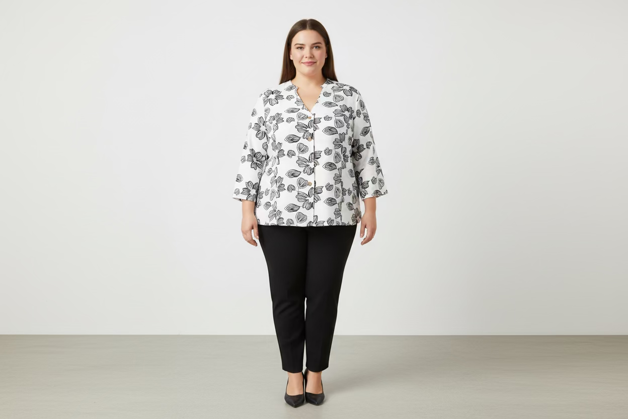 BLUSA PLUS SIZE MARGARIRA