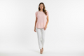 SARISA BLUSA  PLUS SIZE ROSADA