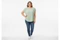SARISA BLUSA VERDE MENTA PLUS SIZE