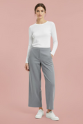 Pantalón Gris de Vestir para Mujer en Panamá | Corte Recto Elegante y Moderno