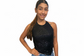 CROP TOP  NEGRO