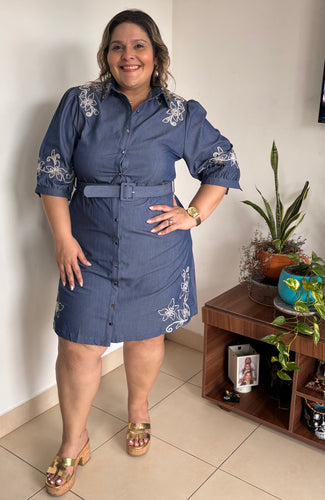 VESTIDO DELFINA AZUL