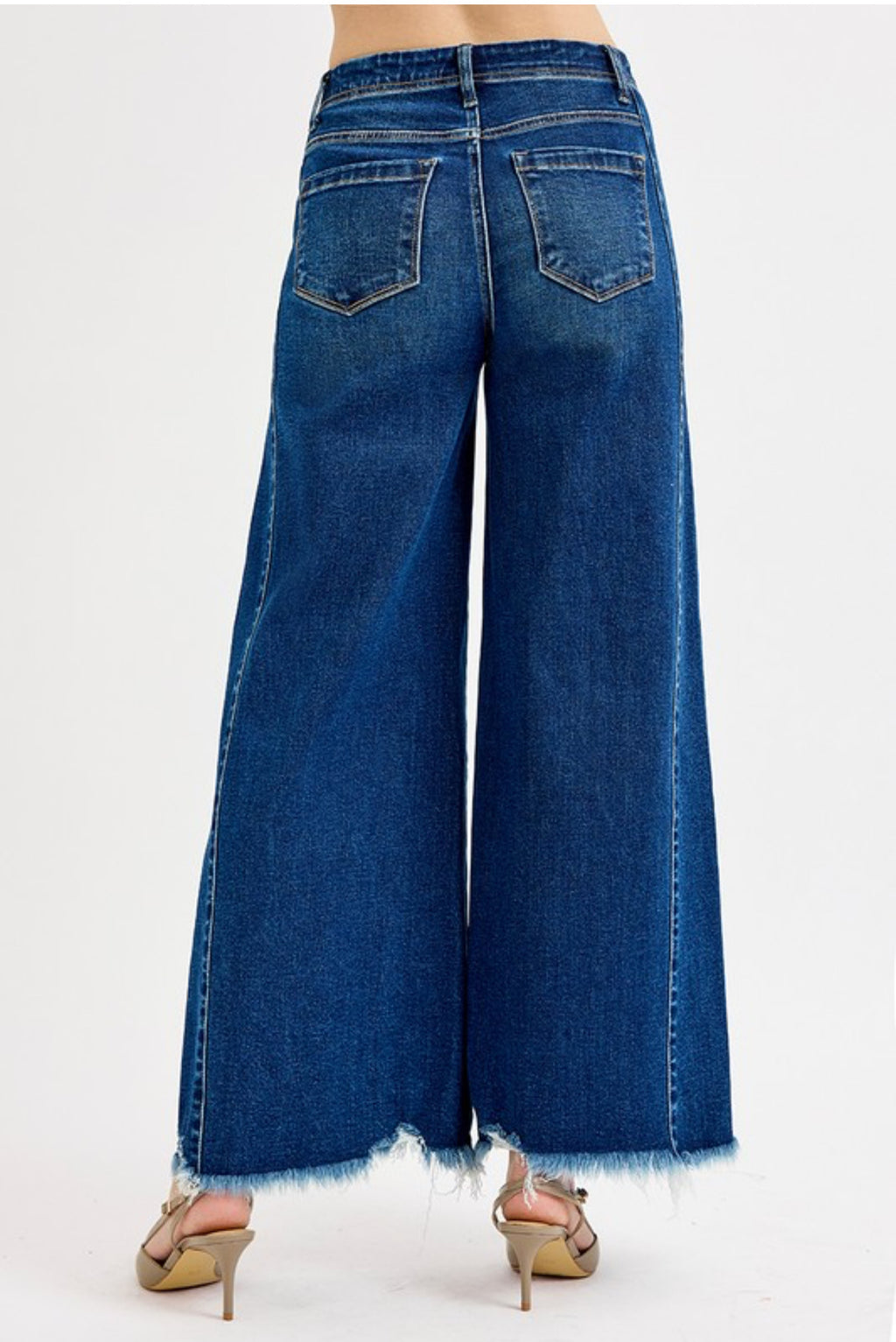 PLUS SIZE HIGH RISE WIDE JEANS
