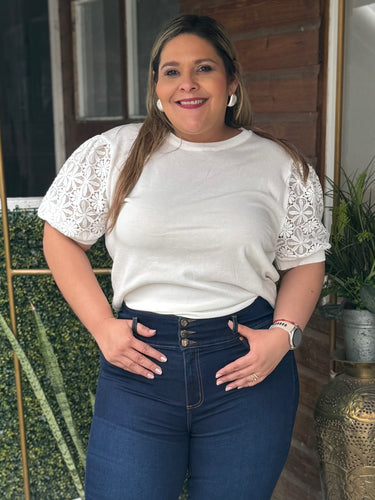 SWEATER  ROSALBA BLANCO