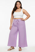 Pantalón Palazzo Lila con Brillos para Mujer | Pantalón Casual Elegante en Panamá