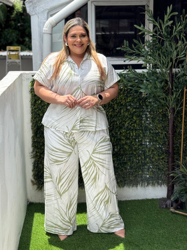 PLUS SET GLORIA BLANCO-VERDE