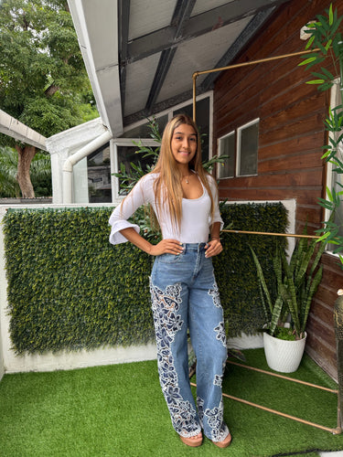 PANTALON BELLA DENIM BLUE