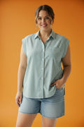 Blusa Plus Size de Rayas Verde y Blanco | Moda Curvy para Mujer en Panamá