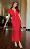 VESTIDO MAXI HOLLY ROJO