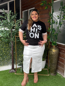 SARISA BLUSA FASHION NEGRA