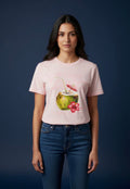 Blusa Tropical Coco Rosa para Mujer Diseño Verano/Moda Playera para Mujer en Panamá