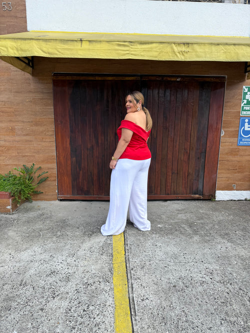 BLUSA CRUZADA ROJA