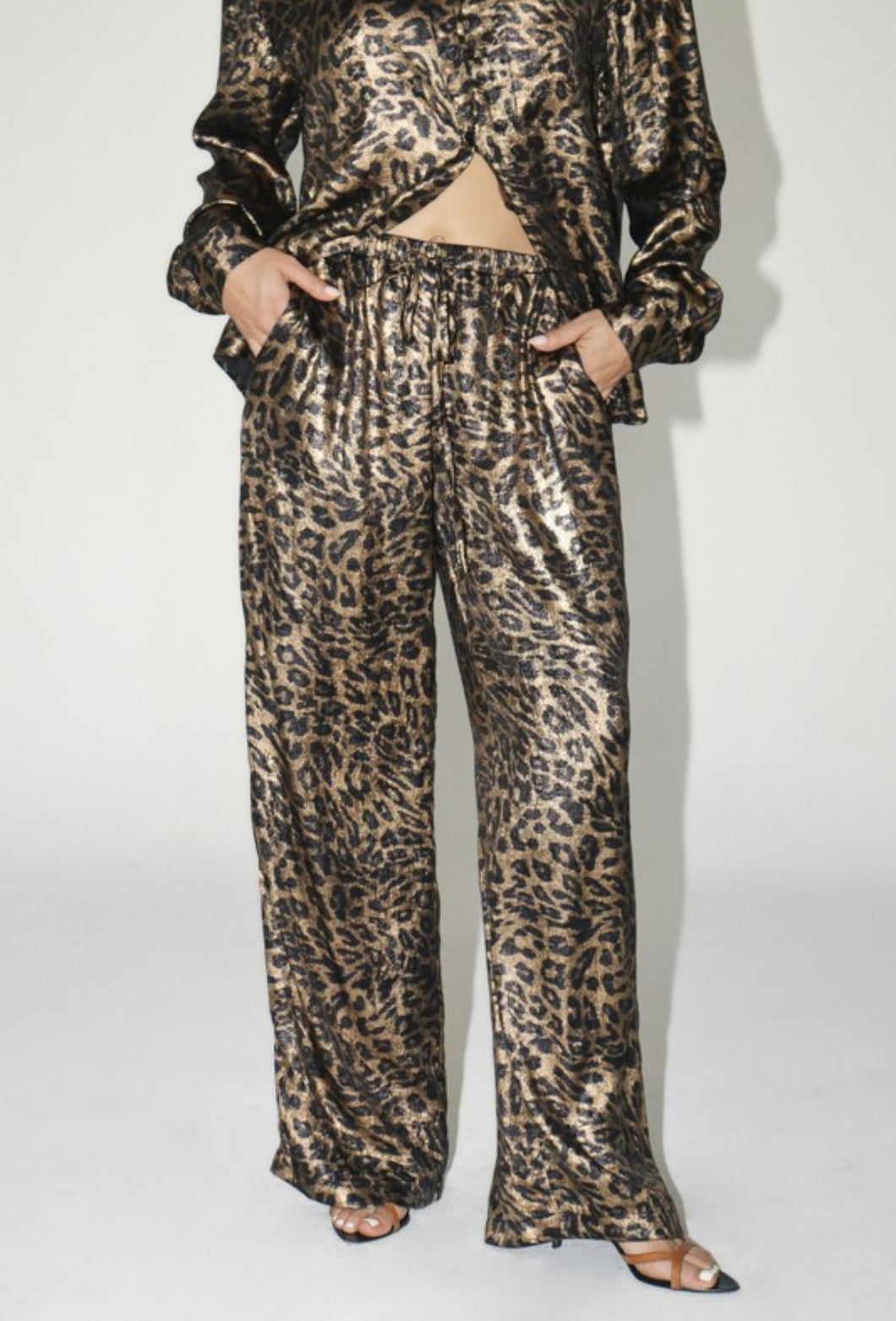 BAILEY ROSE PANTALON ANIMAL PRINT NEGRO