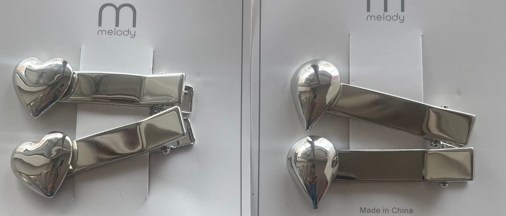 PINZAS CORAZON Y LAGRIMA