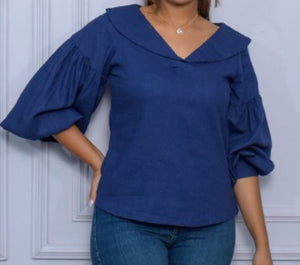 BLUSA AZUL JALATE