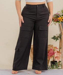 black cargo pants