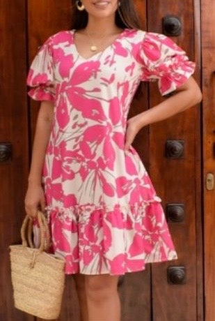 VESTIDO AMARIS FUCSIA