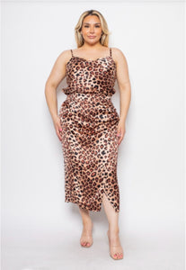 FALDA ROSE ANIMAL PRINT