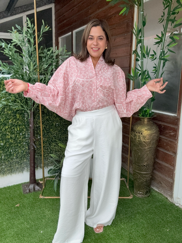 BLUSA CLARA OJALILLO ROSADO