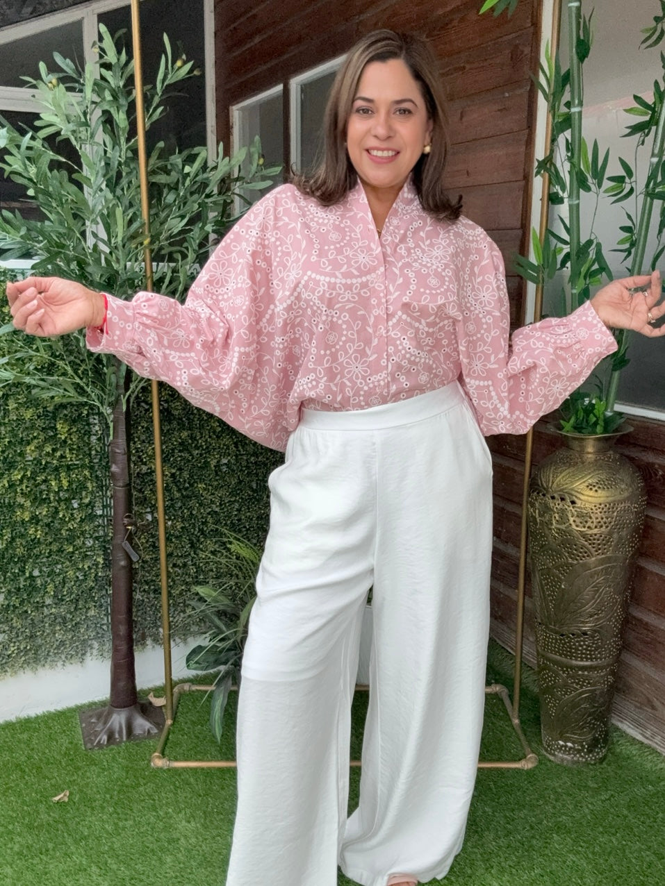 BLUSA CLARA OJALILLO ROSADO