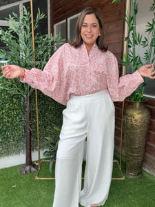 BLUSA CLARA OJALILLO ROSADO