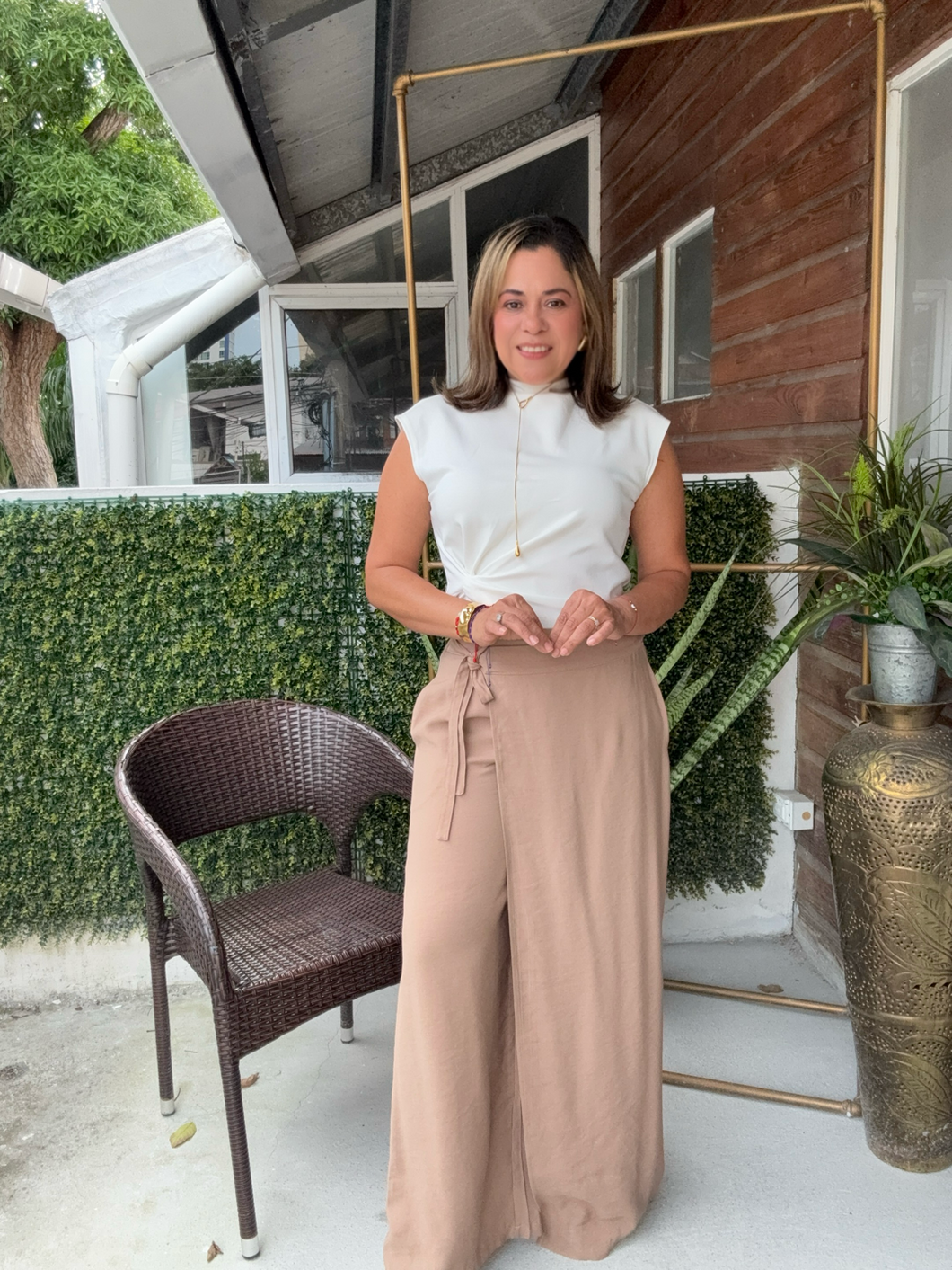PANTALON REGINA BEIGE