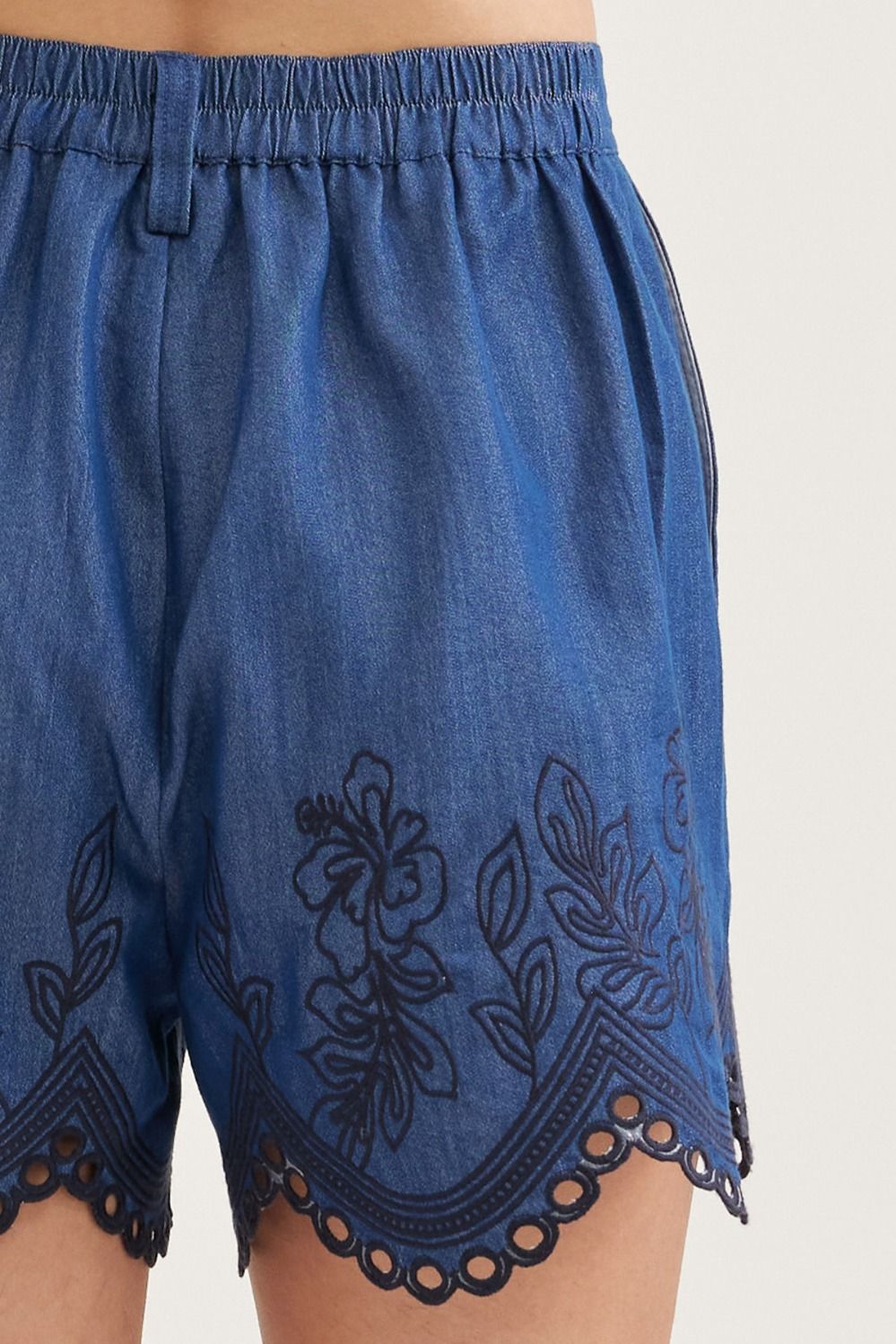 CONDADO-ENTRO-T31030/P31031-Set Bordado Denim