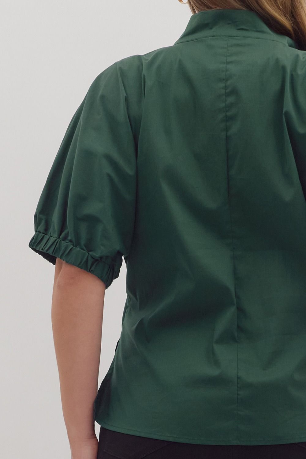 CONDADO-ENTRO-T26223P-Blusa Manga Abullonada Plus