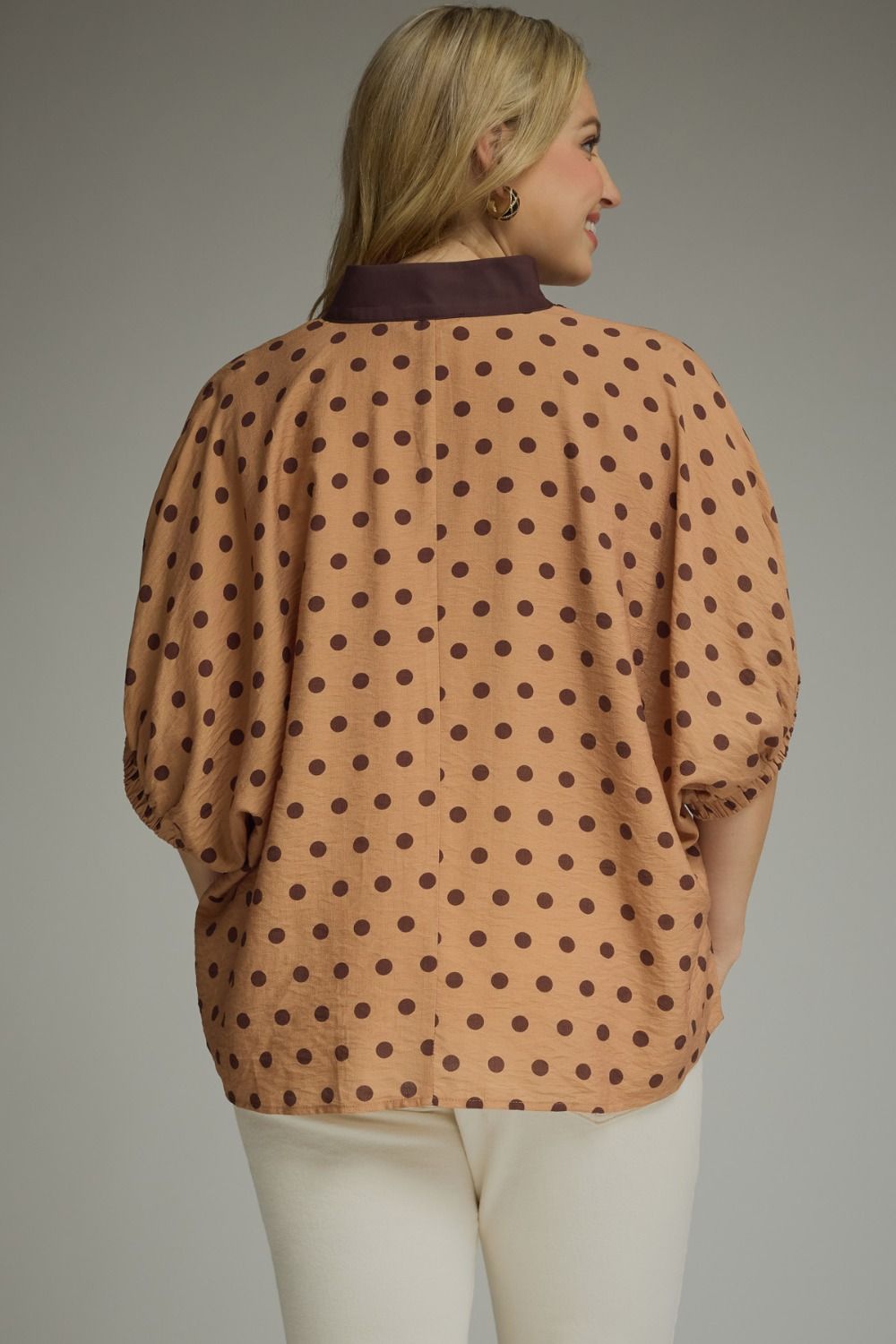 CONDADO-ENTRO-T31983P-Blusa de Lunares Plus