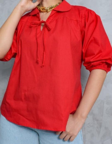 BLUSA CARLOTA ROJA