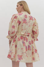 Cargar imagen en el visor de la galería, VESTIDO LORENA CREAM
