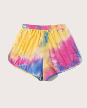 Cargar imagen en el visor de la galería, MULTI COLOR TIE DYE SHORTS