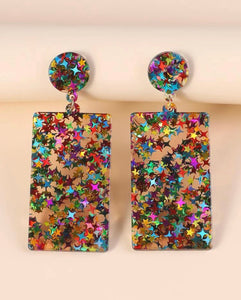 Aretes de Carey de Colores