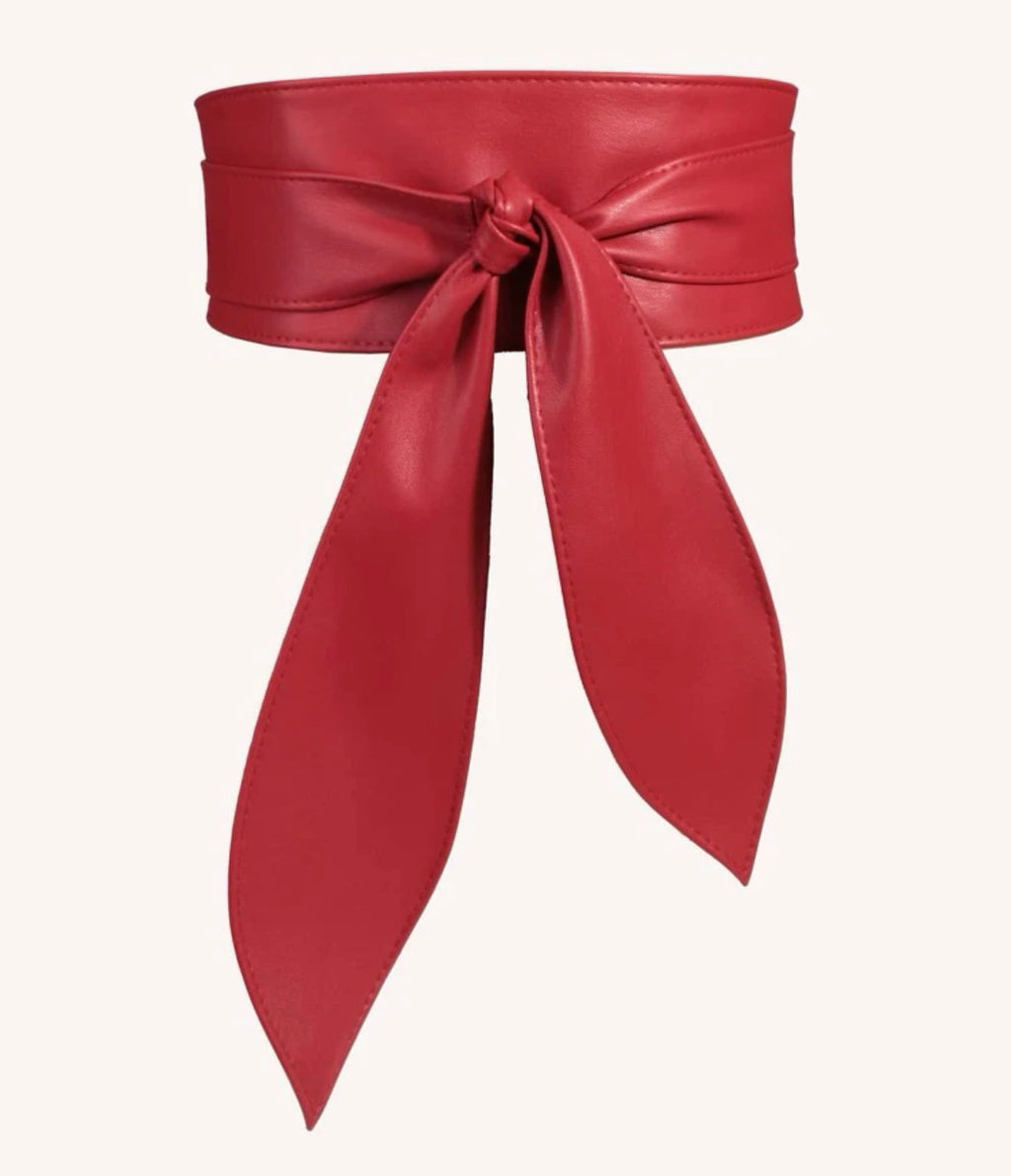 PLUS SIZE RED BELT
