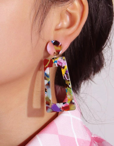 Aretes de Carey de Colores